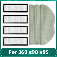 replacement hepa filter mop cloth rag for 360 x90 x95 robotic vacuum cleaner spare parts accessories