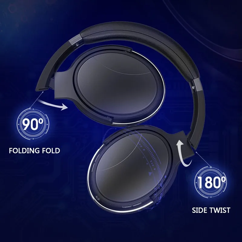 BH11 Складная bluetooth гарнитура беспроводная стерео двусторонняя Универсальная с