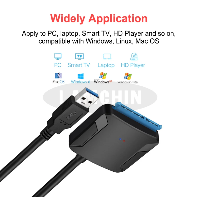 USB 3 0 с UASP к Sata кабель для преобразования поддерживает все 2 5 или HDD SSD адаптер