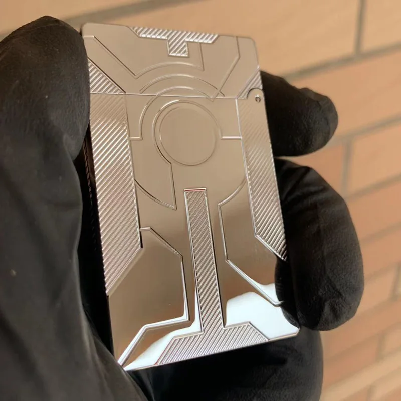 Лидер продаж dupont яркая звуковая газовая Зажигалка Ветрозащитная медная для сигарет