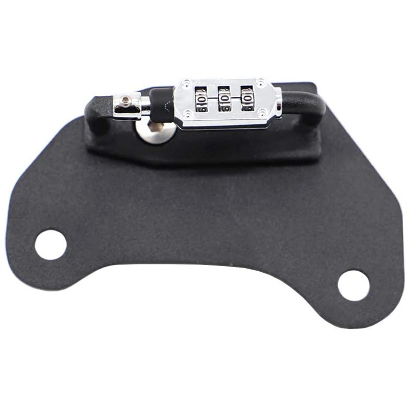 Мотоциклетный шлем Блокировка Пароль Крепление крюк черная сторона