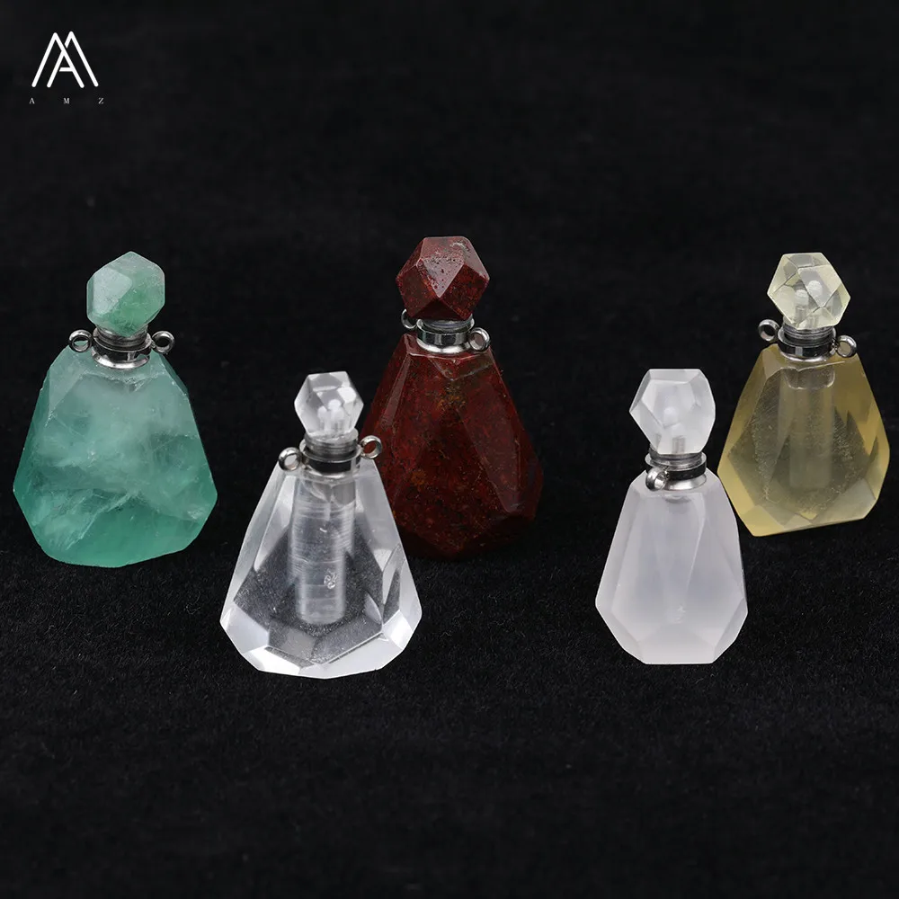 Натуральные драгоценные камни женское ожерелье кварцевый кристалл с диффузором