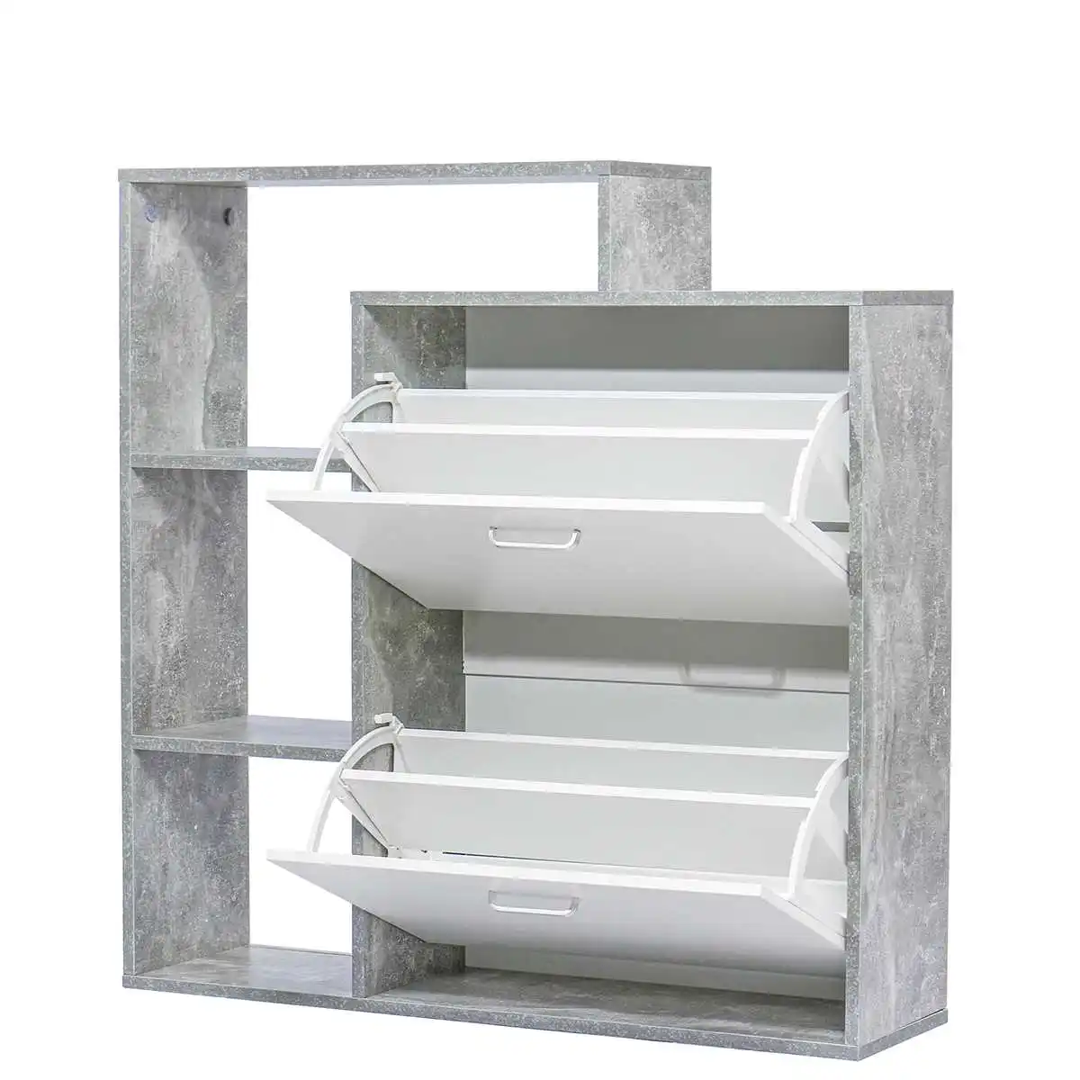 

Flip Multi-layer Door Shoe Cabinet Home Porch Entryway Solid Wood Shoe Stand Holder Modern Simple Storage Cabinet Shoe Rack