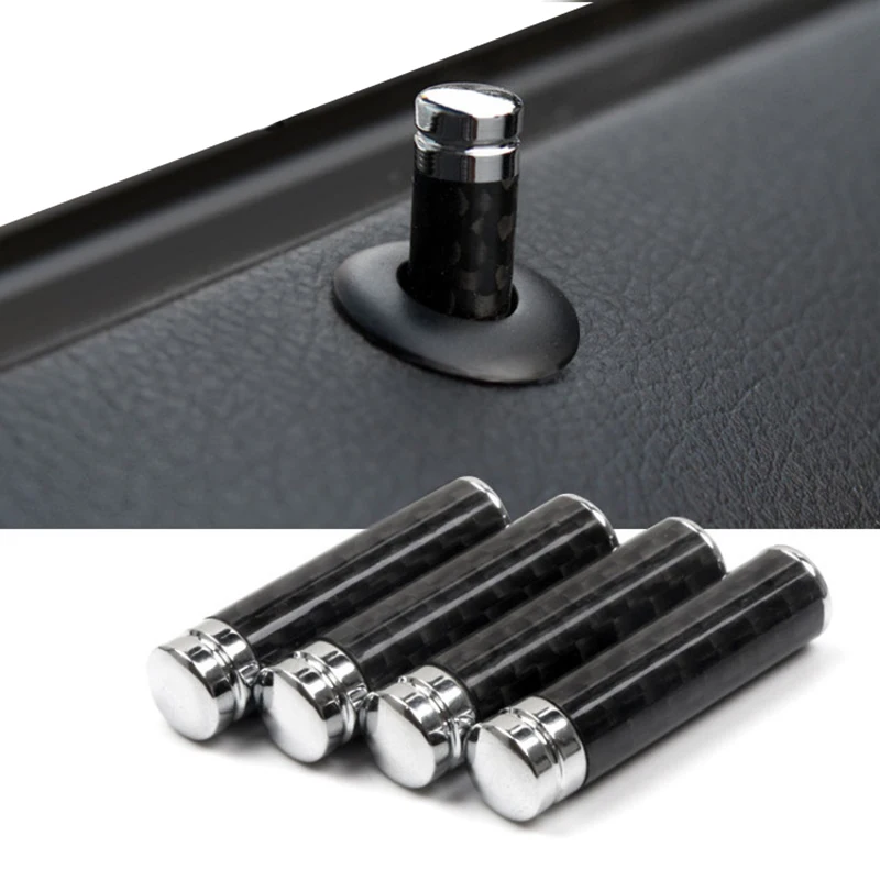 

Car Accessories For BMW E46 E52 E53 E60 E90 F10 F30 X1 X3 X5 X6 4pcs Carbon/Alloy Bolt Door Lock Stick Pin Cap Case Decoration