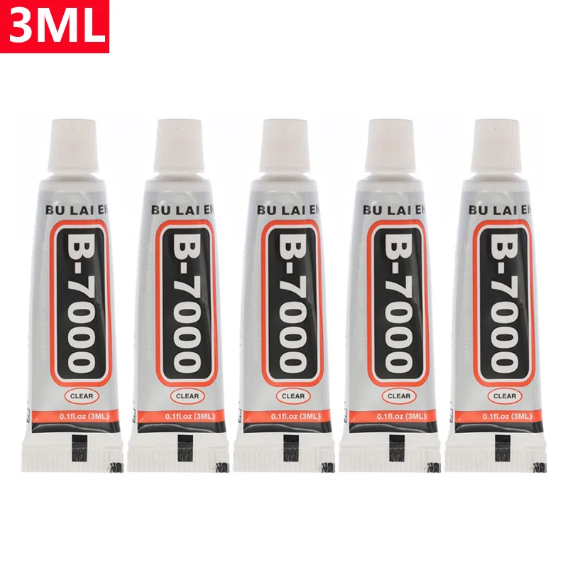 5 шт. клей B-7000 ALSMT прозрачный 3 мл