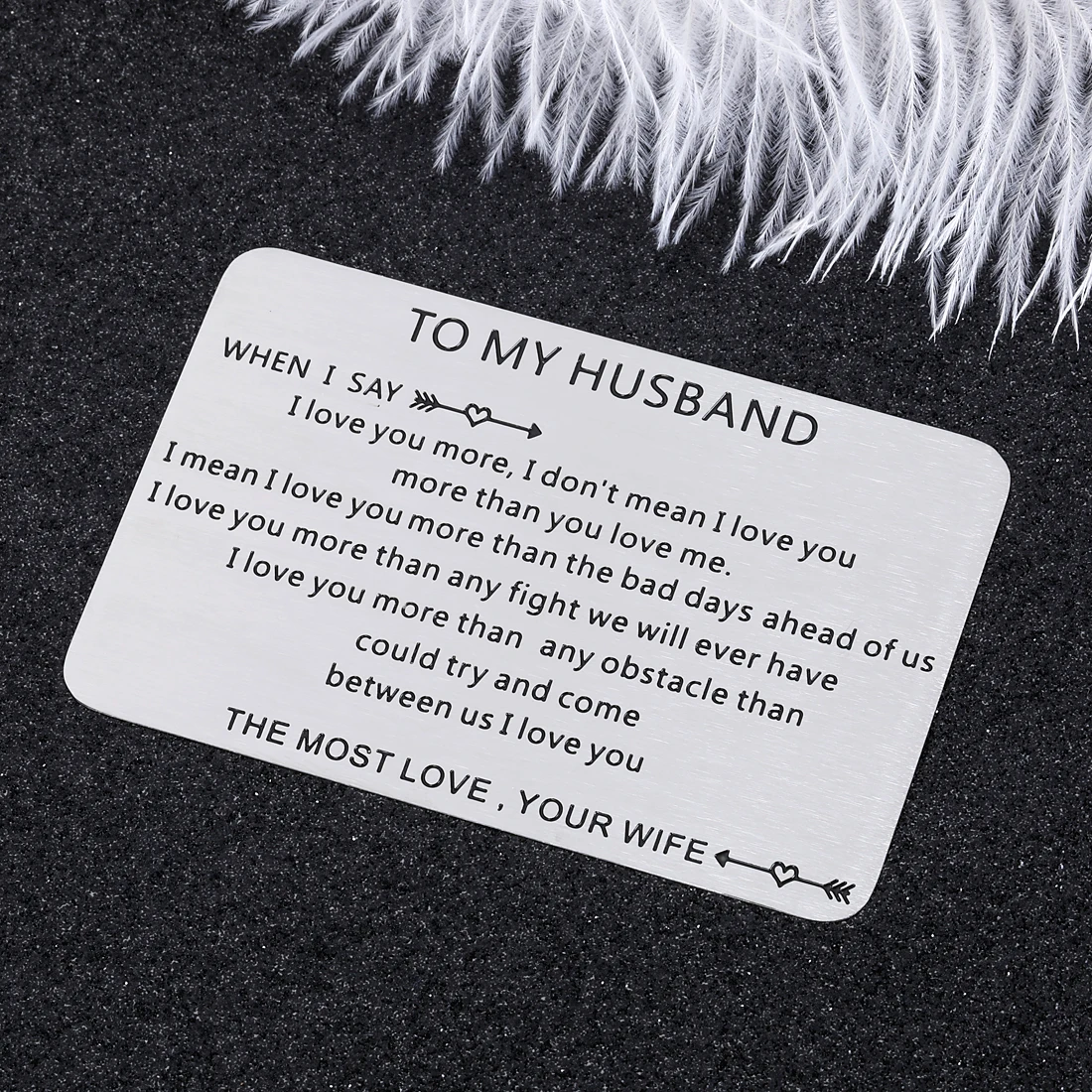 Gift Wallet Insert Card for Men Husband From Wife Girlfriend Boyfriend Birthday Valentines Day Gifts Him Boss Dad Son | Украшения и