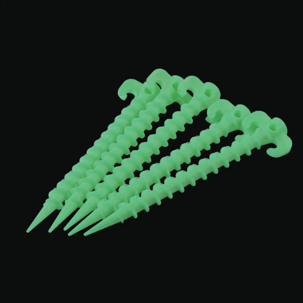 

Camping Mountaineering Canopy Tent Spiral Luminous Horn Nails Climbing Tent Plastic Nails