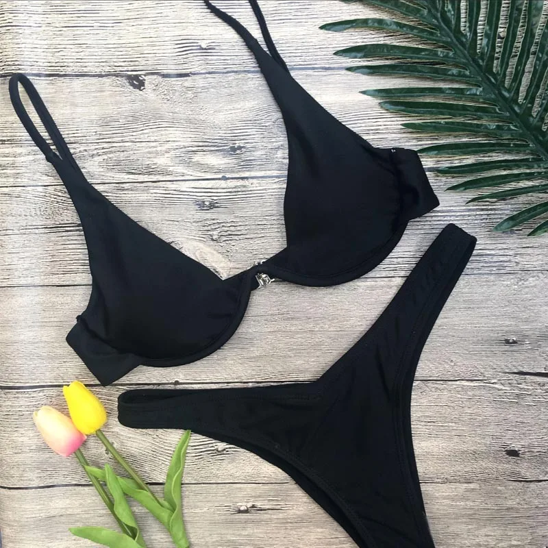 Размера плюс бикини пляжная одежда женская 2021 бразилейро спортивные сексуальный