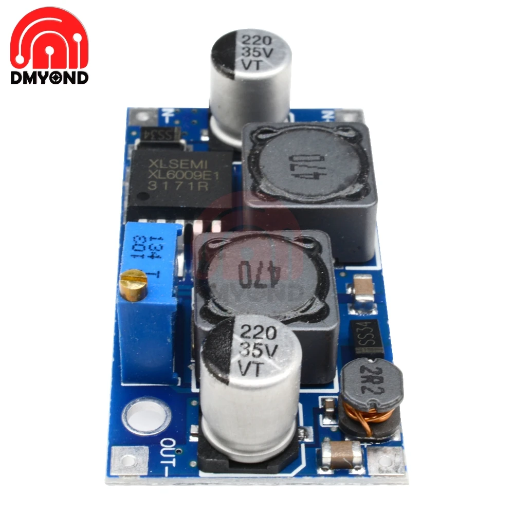 Автоматический Бак MOSFET 12 В постоянного тока XL6009 преобразователь Bost Регулируемый