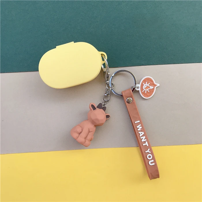 Силиконовый чехол для Xiaomi MI Redmi AirDots милый беспроводных Bluetooth наушников с пандой и