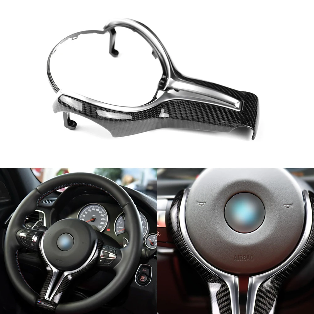 

Для BMW F80 F82 F10 F12 F13 M3 M4 M5 M6 X5M X6M крышка рулевого колеса автомобиля отделка салона автомобиля аксессуары замена отделки