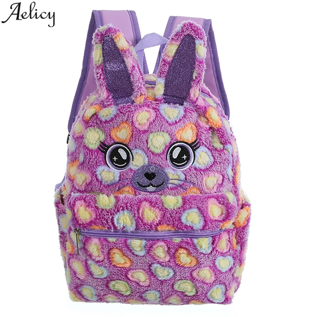 Aelicy мультфильм дети плюшевые рюкзаки мини школьный рюкзак Микки плюшевый