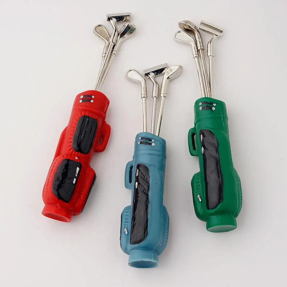 

Kids Dollhouse Miniature 1:12 Toy Golf Clubs Ball Outdoor Accessories Play Play Occupations Toys Children Game Scene Preten T9N0