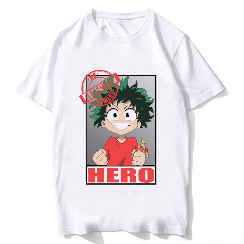 Футболка Boku No hero academic Футболка с принтом deku футболка с аниме «Мой герой» летняя футболка для мужчин, женщин и детей футболки - Цвет: 1428