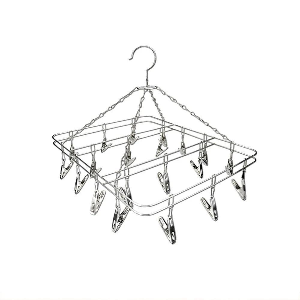 Горячая 20 шт носок нижнее белье зажимы из нержавеющей стали сушилка для одежды Peg