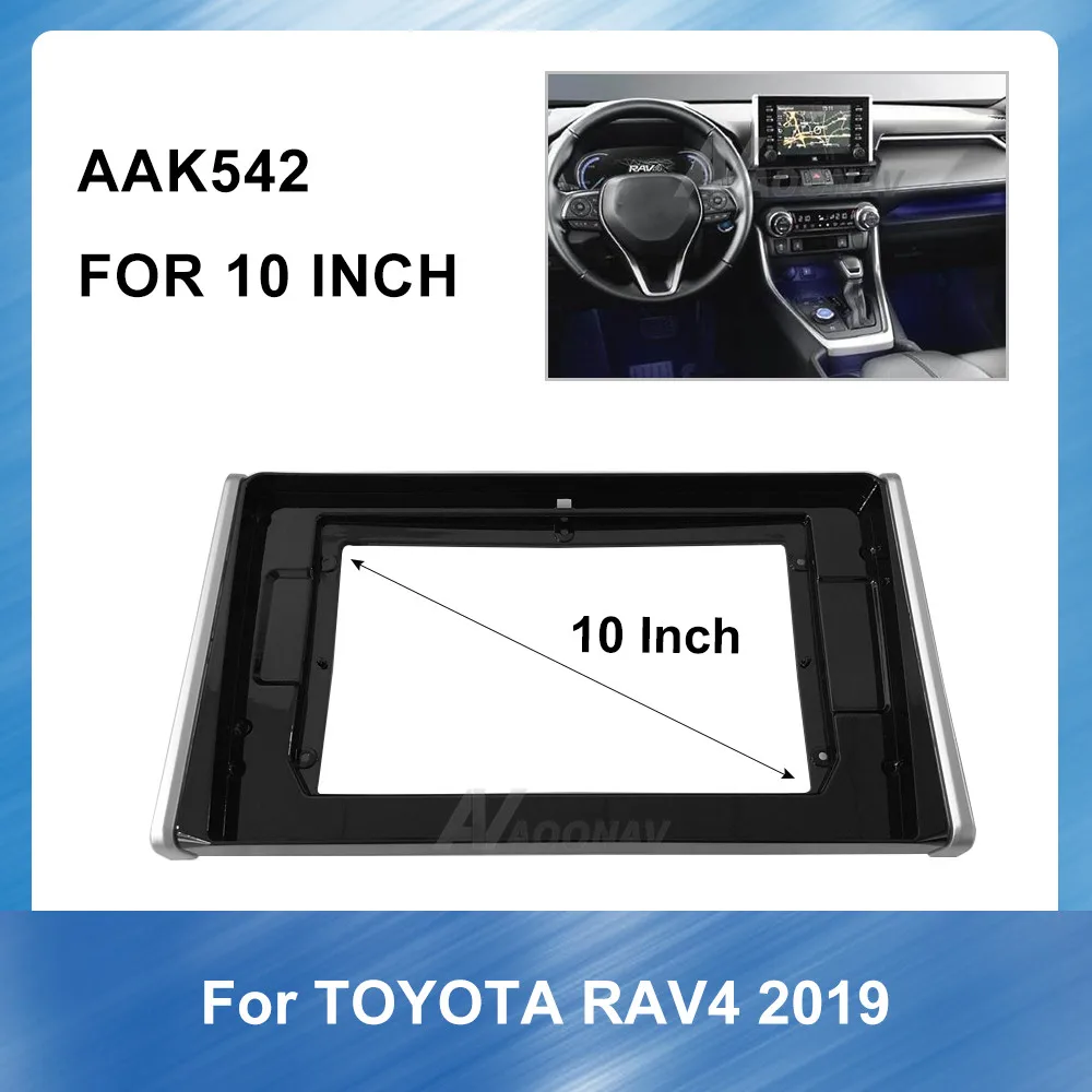 

9 Inch Car Auto Radio Multimedia fascia For Toyota RAV4 2019 2 Din Stereo Panel Dash Mount Trim Installation Kit Frame
