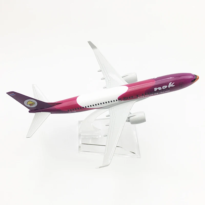 16CM 1/400 B737 THAI THAILAND NOK Air Bird SCALE airplane model toys aircraft diecast plastic alloy plane gifts for kids | Игрушки и