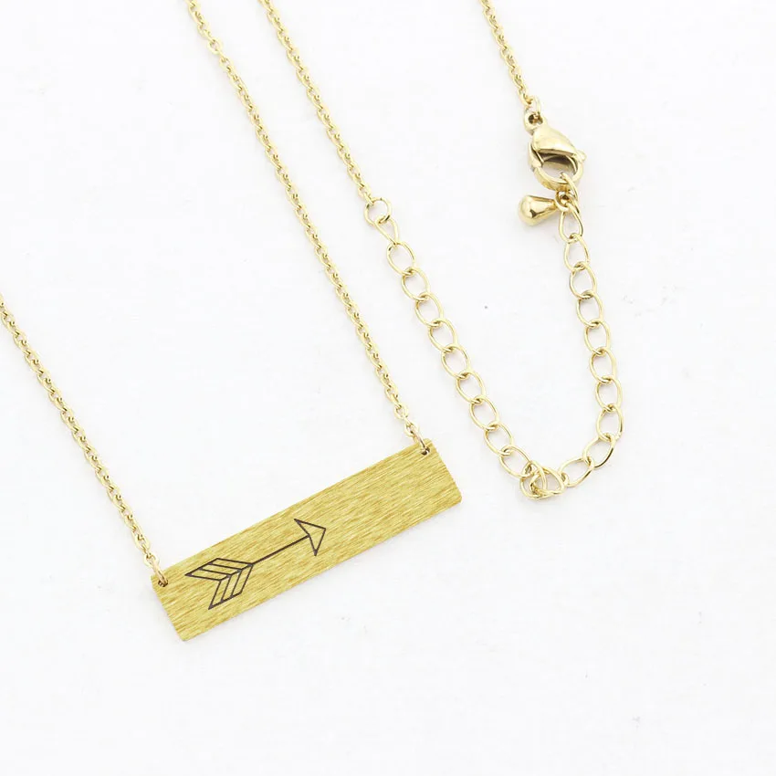 Женское и мужское геометрическое ожерелье из нержавеющей стали квадратное с