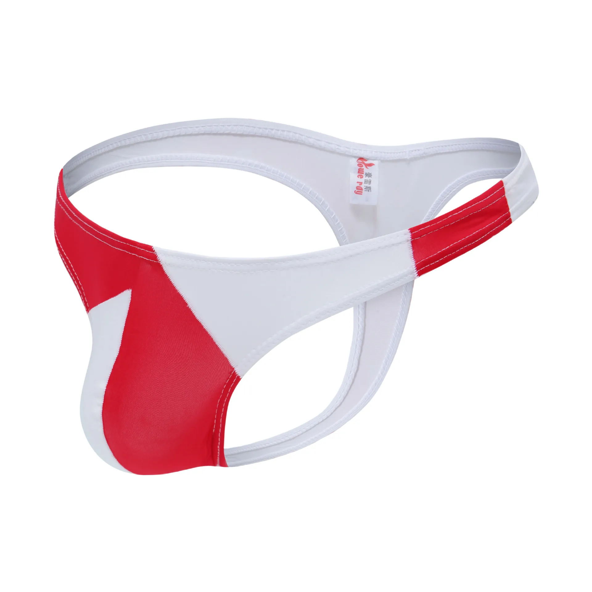 Мужские трусы стринги из вискозы черные дышащие Тонги сексуальное нижнее белье