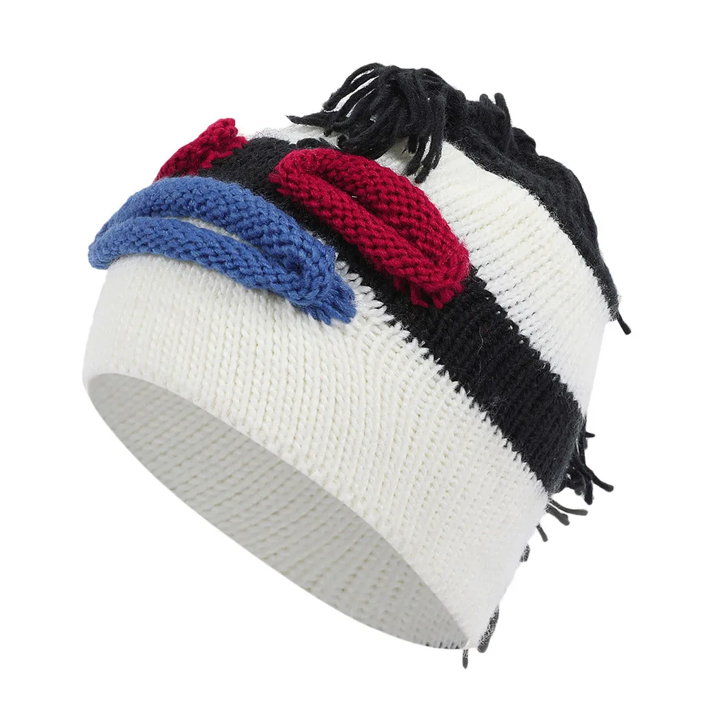 Новые модные женские зимние головные уборы повседневные вязаные шапки ручной