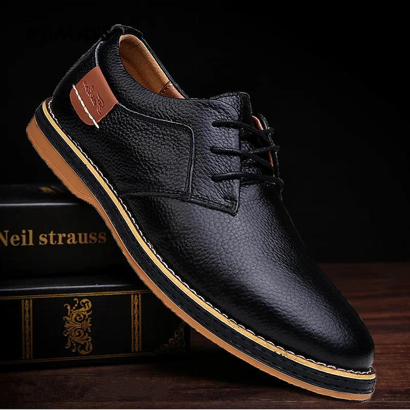 

Men designer shoes Oxford Genuine Leather Dress Shoes Brogue Lace Up Flats Male Casual Shoe Footwear Loafers Big Size 39-45