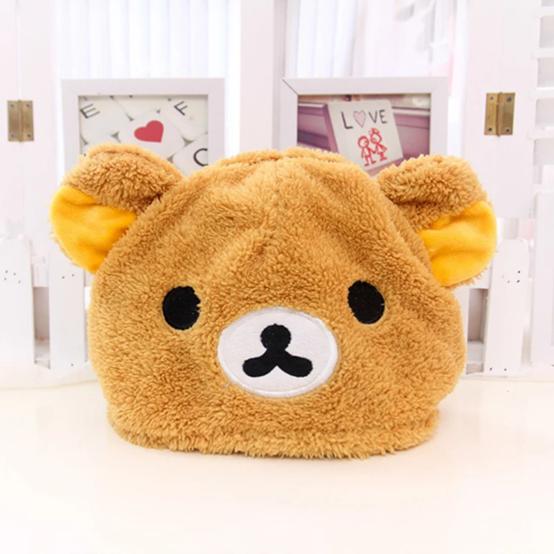 Милая плюшевая игрушка Rilakkuma в стиле аниме шапка медведя панды головной убор