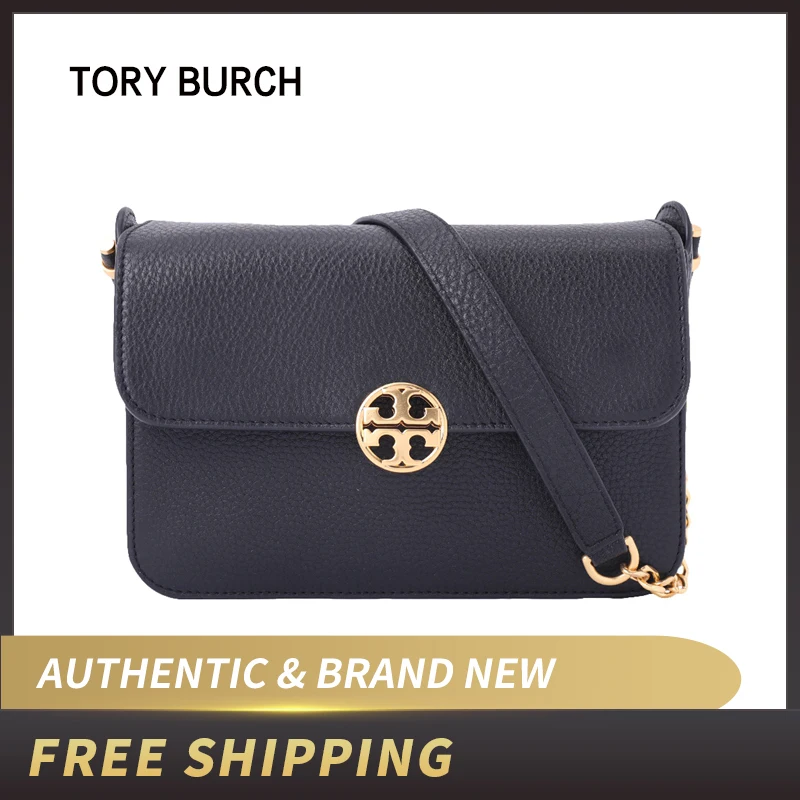 Оригинальный и брендовый новый роскошный кожаный кросс боди Челси Tory Burch