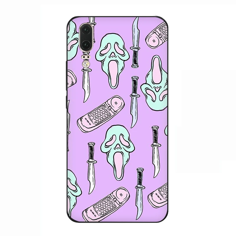 B7 EWAU Girly Pastel Witch Goth силиконовый телефон чехол для Huawei P8 P9 P10 P20 P30 Lite Mini Pro P Smart Z Plus - Цвет: B7