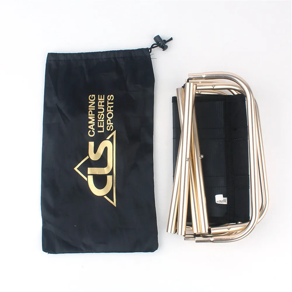 Складной стул с сумкой портативный высокопрочный для отдыха на открытом воздухе