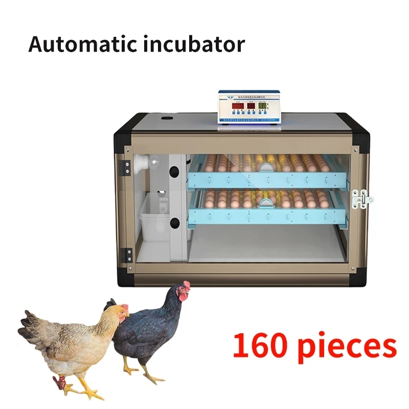 

Automatic Incubator Brooder Chicken Farm Hatchery Machine 160 Eggs Hatcher Automatic Egg Incubator Goose Bird Quail Brooder
