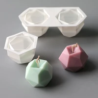 rhombus ball silicone mold candle holder ball rubik cube candlesticks for candles molds crafts 3d making candles and supports
