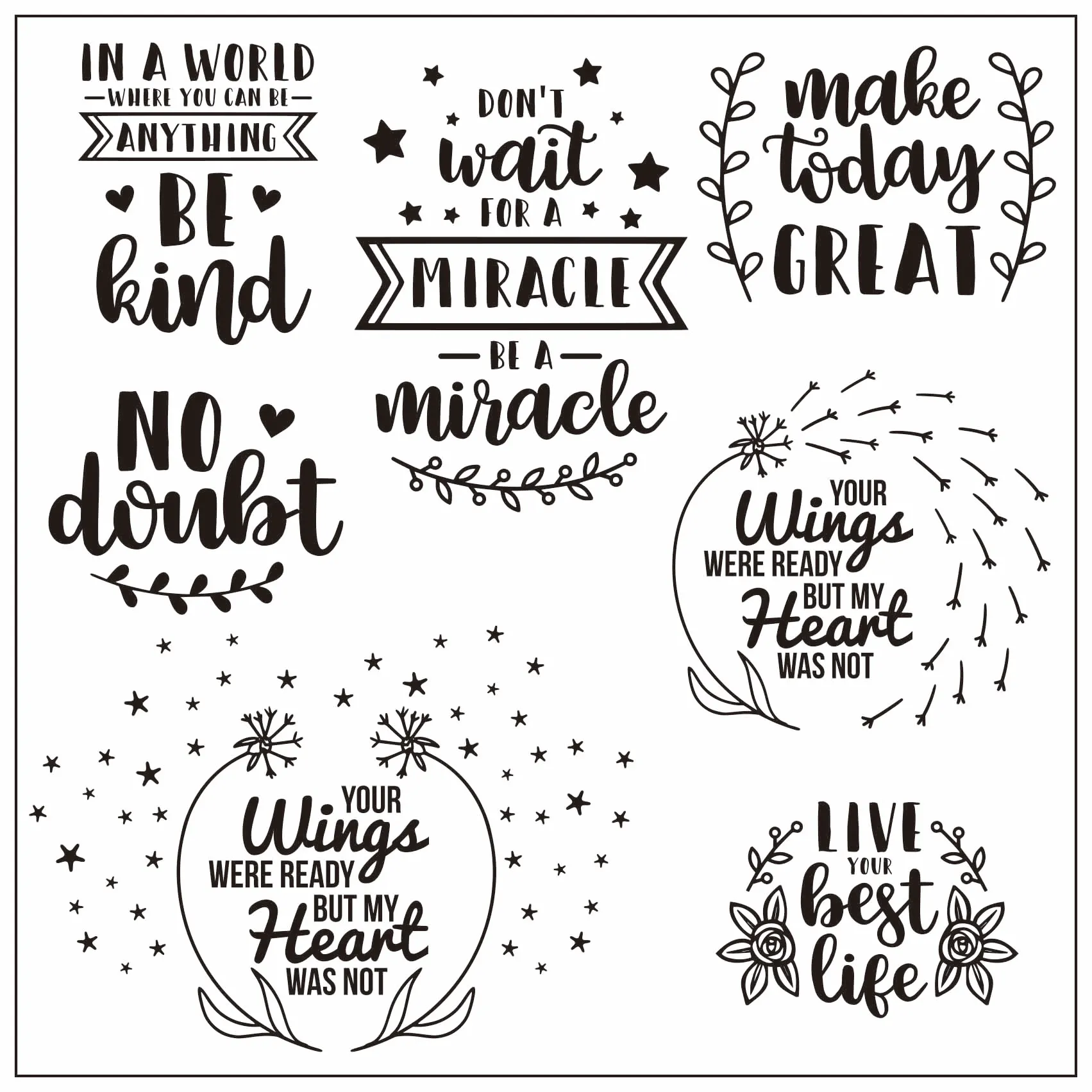 Прозрачный штамп с крыльями для скрапбукинга сделай сам изготовления открыток