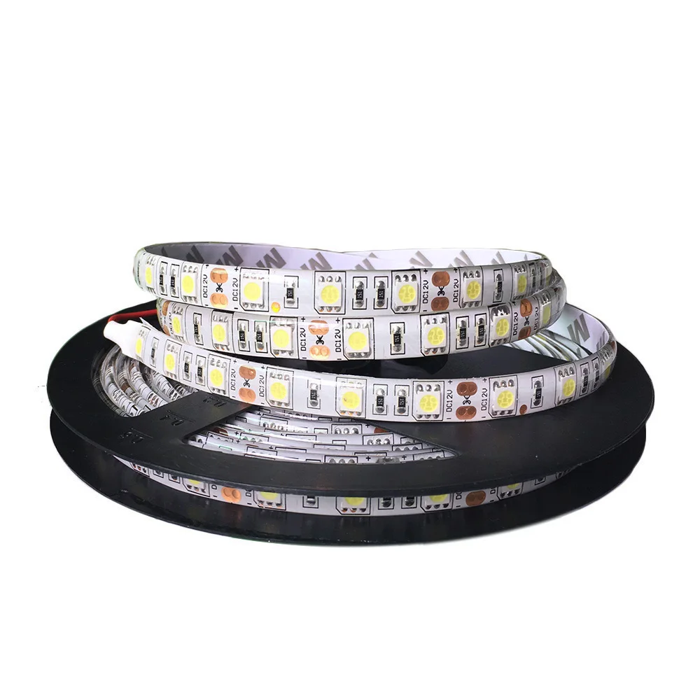 Led Strip 5050 DC 12V RGB LED Non-Waterproof 5m/lot 300 Tape strips Lamp Flexible strip light Christmas Decoration | Освещение