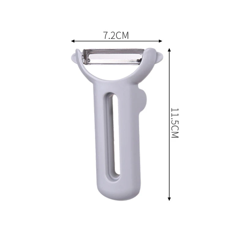 

1 Piece Multi-function Peeler Kitchen Fruit Potato Peeler Household Apple Peeler Planer Peel Knife 11.5x7.2x1cm