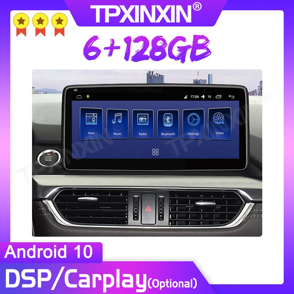 

Android For Mazda Atenza Radio Car Multimedia Player 6+128GB Radio GPS Navigation Stereo CarPlay WiFi 4G Touch Screen