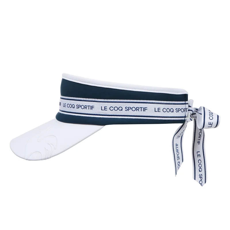 golf hat for women outdoor visor with ribbon ladies golf visor empty top hat for girls