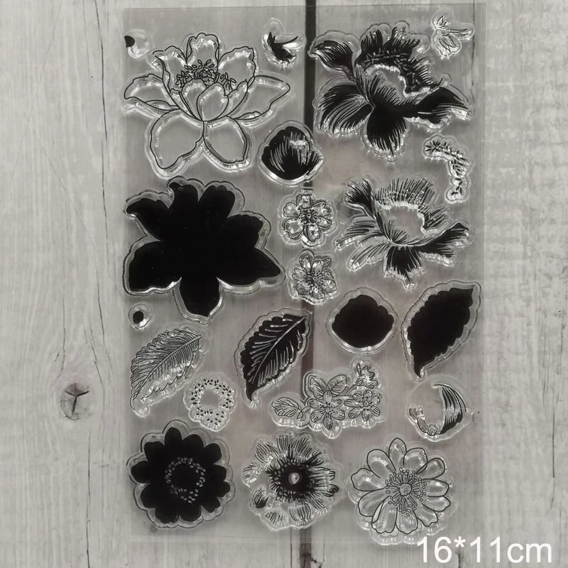 Прозрачные штампы в виде совы цветка птицы новинка 2019 скрапбукинг резиновый