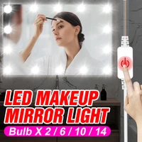12v led bathroom mirror wall bulb usb vanity lights makeup dressing table lamp for home bedroom decorative mirrors led lighting
