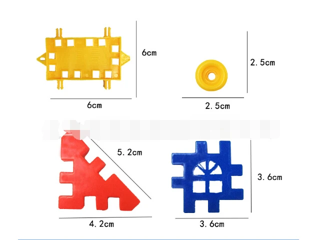 Многофункциональное колесо цифровой блок Строительный детский сад цифровая