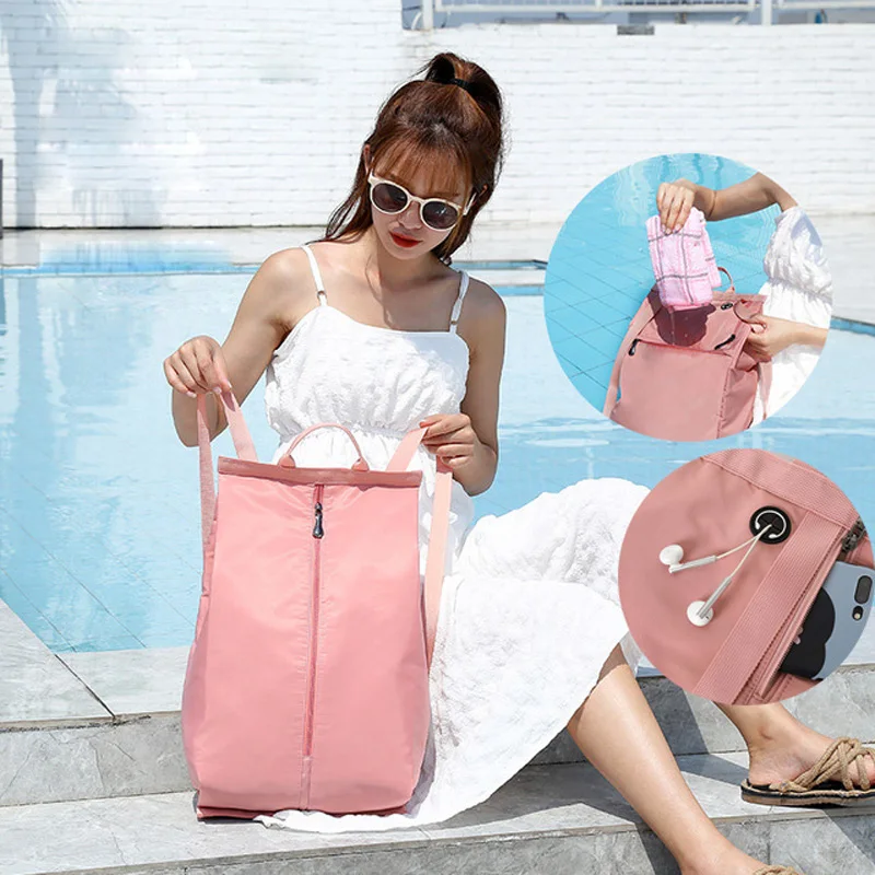 Сухой влажный рюкзак для плавания ming Сумка бассейна пляжные сумки Складная