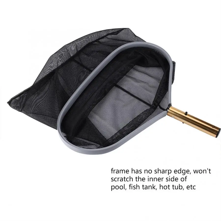 Портативный плавающий сверхмощный очиститель для бассейна Листьев тонкая сетка