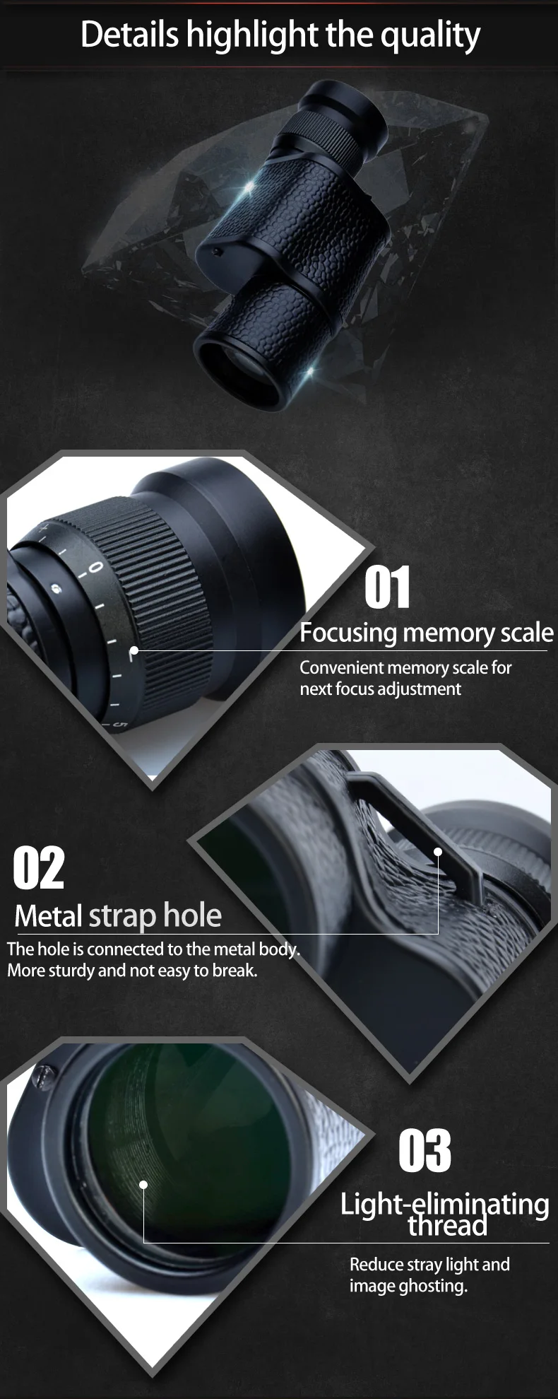 SAGA телескоп монокулярный HD 8x30 низкий уровень освещения ночного видения Spyglass Зрительная труба Охота Компактный высокой мощности русский классический