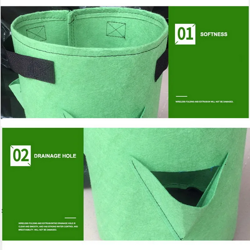 Сумка для выращивания клубники контейнер растений объемом 5/7/10 галлонов сумка