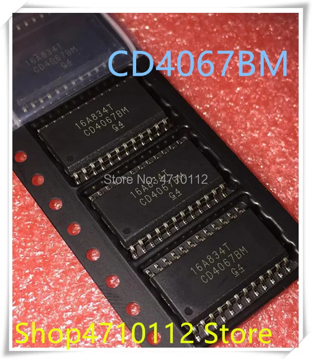 NEW 10PCS/LOT CD4067 CD4067B CD4067BM SOP-24 IC