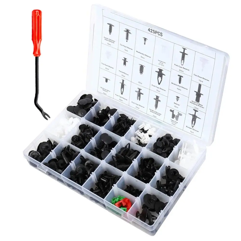 Автомобильная отделка крепежных деталей зажим для авто автомобиль пуш-ап