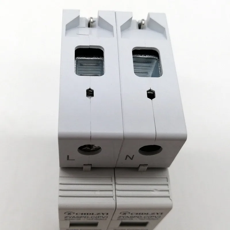 DC1000V 500V 800V 20KA~ 40KA 2P 2 pole SPD дом стабилизатор напряжения защитное Низковольтное устройство разрядника 35 мм din-рейка
