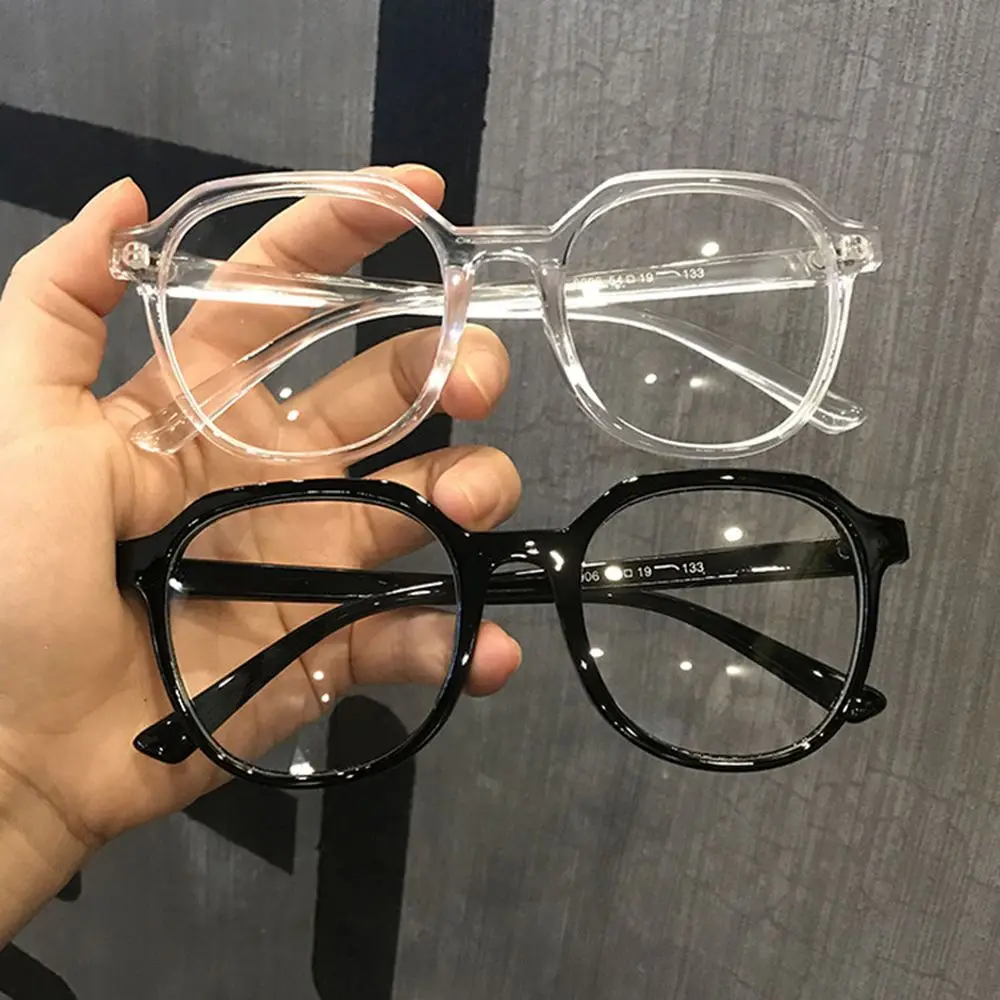 

WOENFEL Fashion Glasses Women Vintage Luxury Brand Eyeglasses Men Oversize Anti Blue Light Glasses Transparent Frames Eyewear