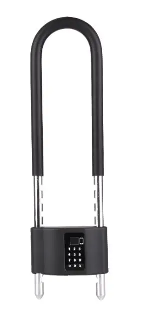 Безопасность u образный умный пароль TT LOCK приложение замок для дверей из стекла