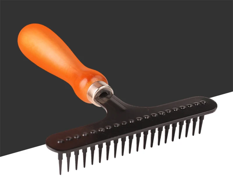 Расческа для собак деревянная щетка быстрой очистки перчатка Массажная животных