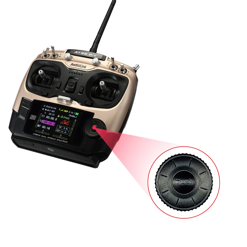 Оригинальный цифровой кодер Radiolink AT9/AT9S/AT9S Pro для выбора меню обновление | Игрушки